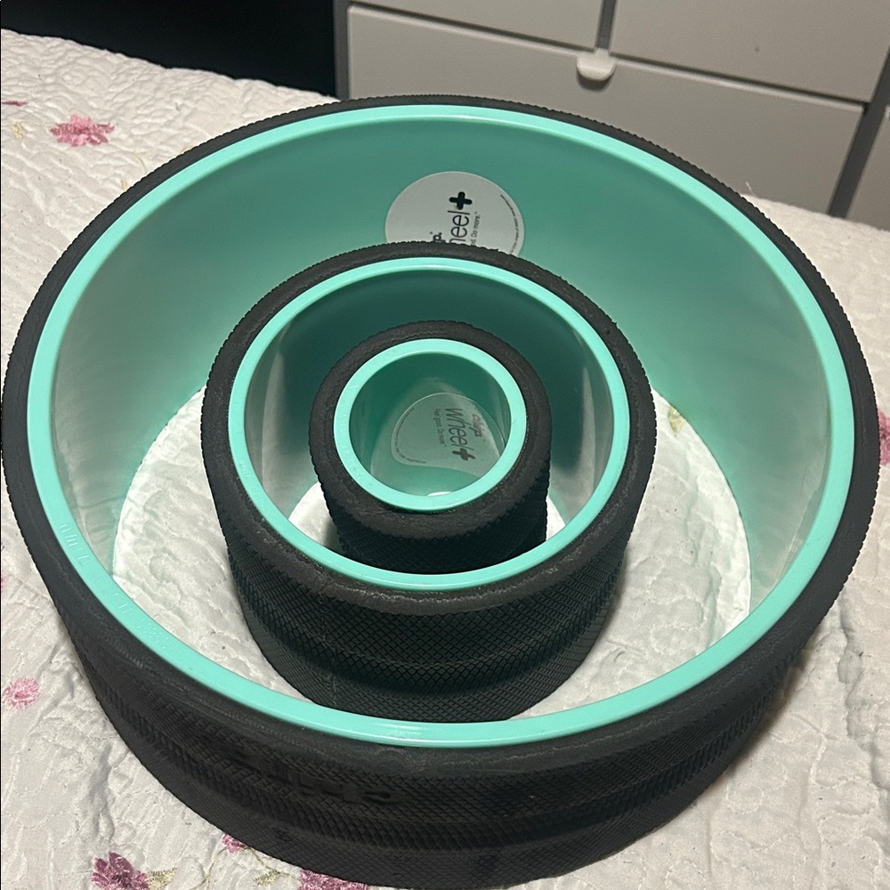 Mint and Black Chirp Wheels